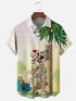 Men's Christmas Funny Graphic Short Sleeve Hawaiian Shirt